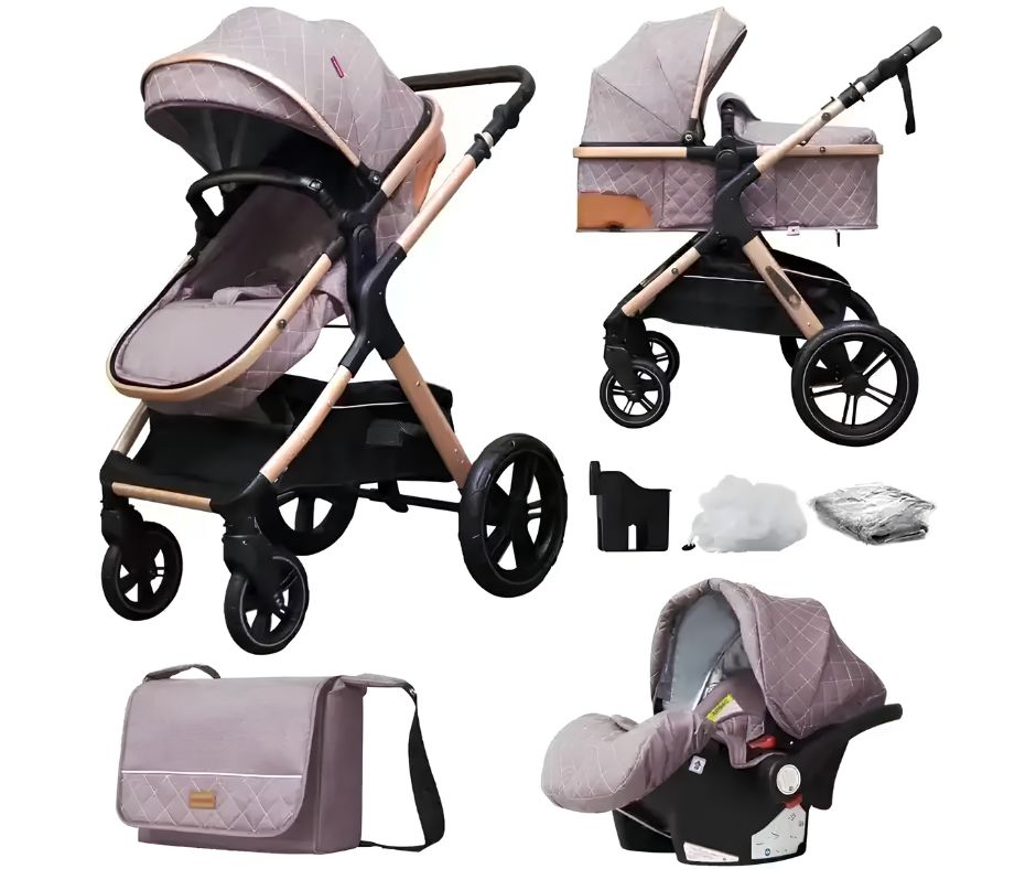Elovia 3-in-1 yhdistelmävaunut | Harmaa