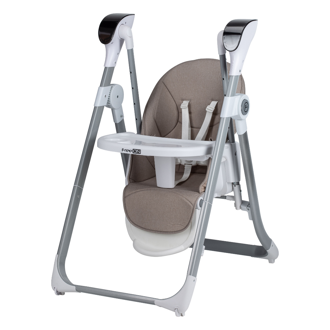 FreeON Oli Deluxe 2in1 -syöttötuoli ja sähkökiikku