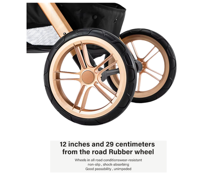 Lastenrattaat 3-in-1 musta Elovia