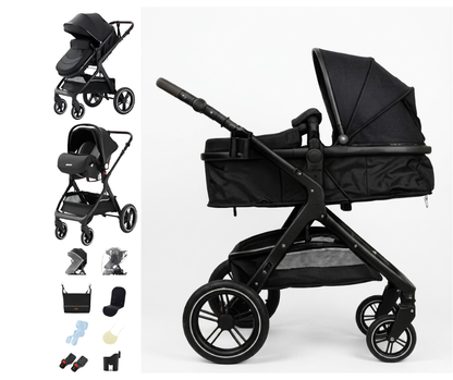 Elovia Solid 3-in-1 yhdistelmävaunut | Tukeva ja tyylikäs valinta
