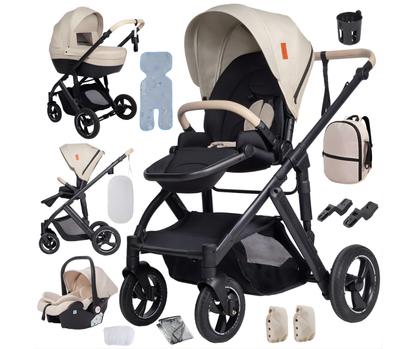 Ylelliset 3-in-1-yhdistelmävaunut