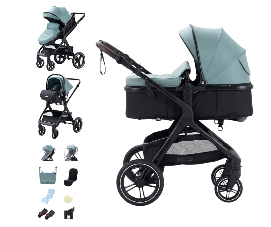 Elovia Solid 3-in-1 yhdistelmävaunut | Tukeva ja tyylikäs valinta