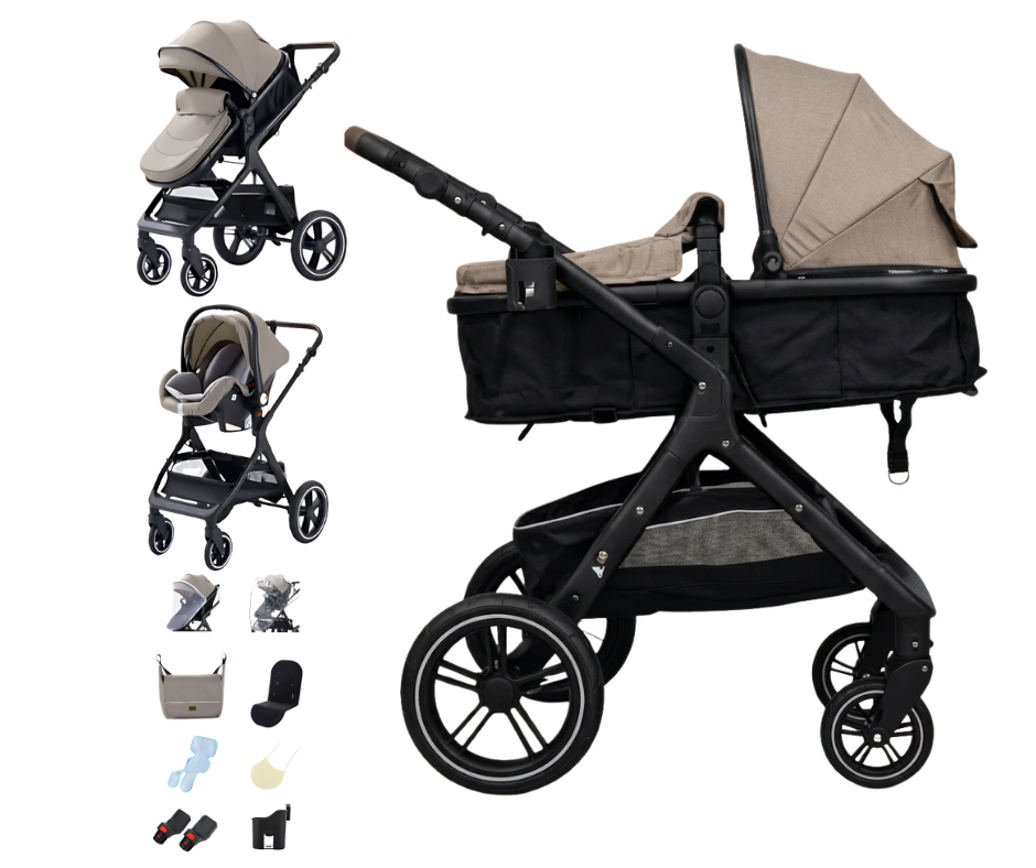 Elovia Solid 3-in-1 yhdistelmävaunut | Tukeva ja tyylikäs valinta