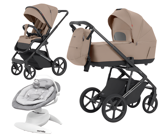Vauvan vaunu 2in1 CARRELLO Sigma CRL-6523 + Vauvankeinu Carello Mio CRL-10308 