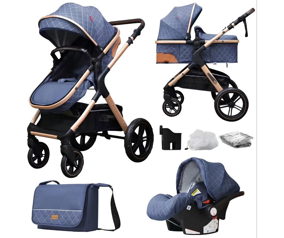 Elovia 3-in-1 yhdistelmävaunut | Harmaa
