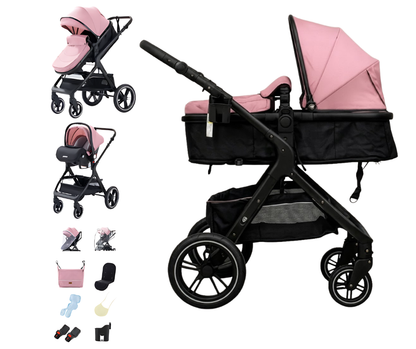 Elovia Solid 3-in-1 yhdistelmävaunut | Tukeva ja tyylikäs valinta