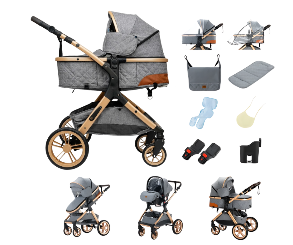 Elovia 3-in-1 yhdistelmävaunut | Tyylikäs ja turvallinen valinta