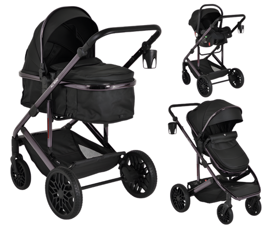 Moni All Road 3-in-1 Transforming Stroller Black Edition