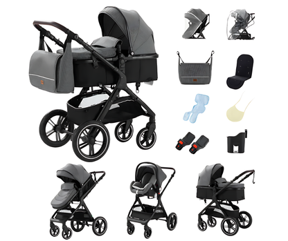 Elovia Solid 3-in-1-yhdistelmävaunut