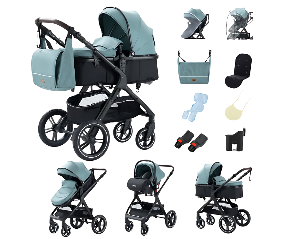 Elovia Solid 3-in-1-yhdistelmävaunut