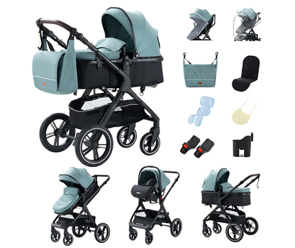 Elovia Solid 3-in-1-yhdistelmävaunut