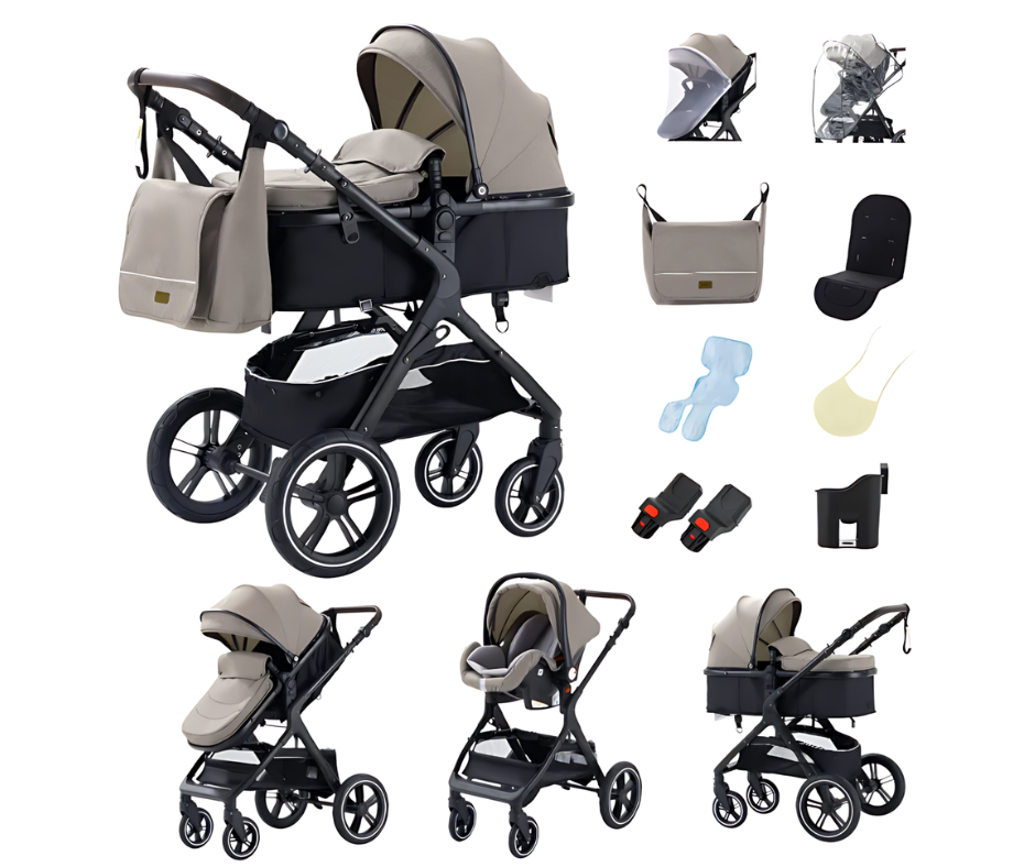 Elovia Solid 3-in-1-yhdistelmävaunut