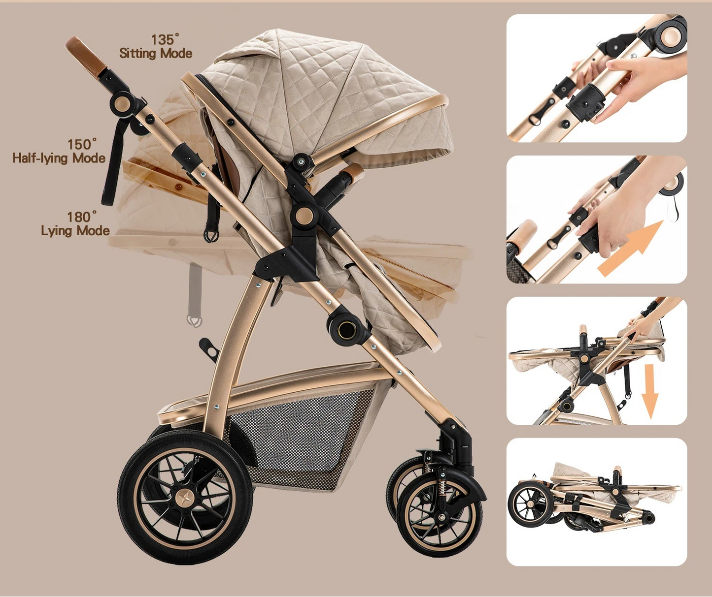 Lastenrattaat 3 in 1 Gcarebb