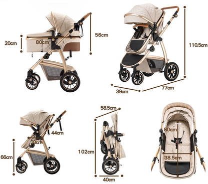 Lastenrattaat 3 in 1 Gcarebb