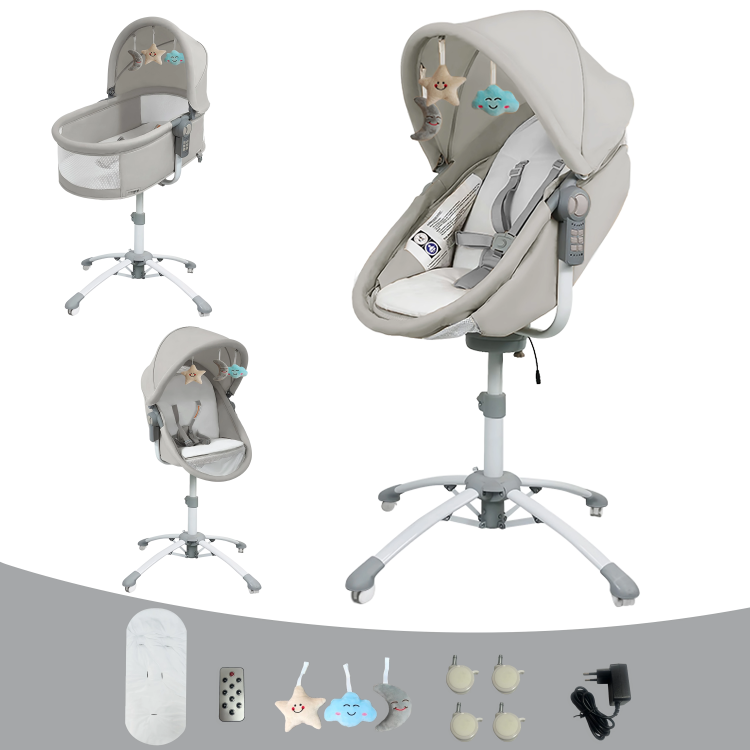 Vauvan kehto-keinutuoli-sänky