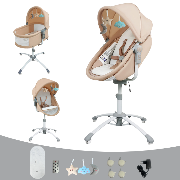 Vauvan kehto-keinutuoli-sänky