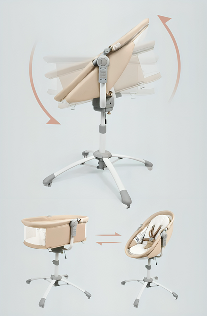 Vauvan kehto-keinutuoli-sänky