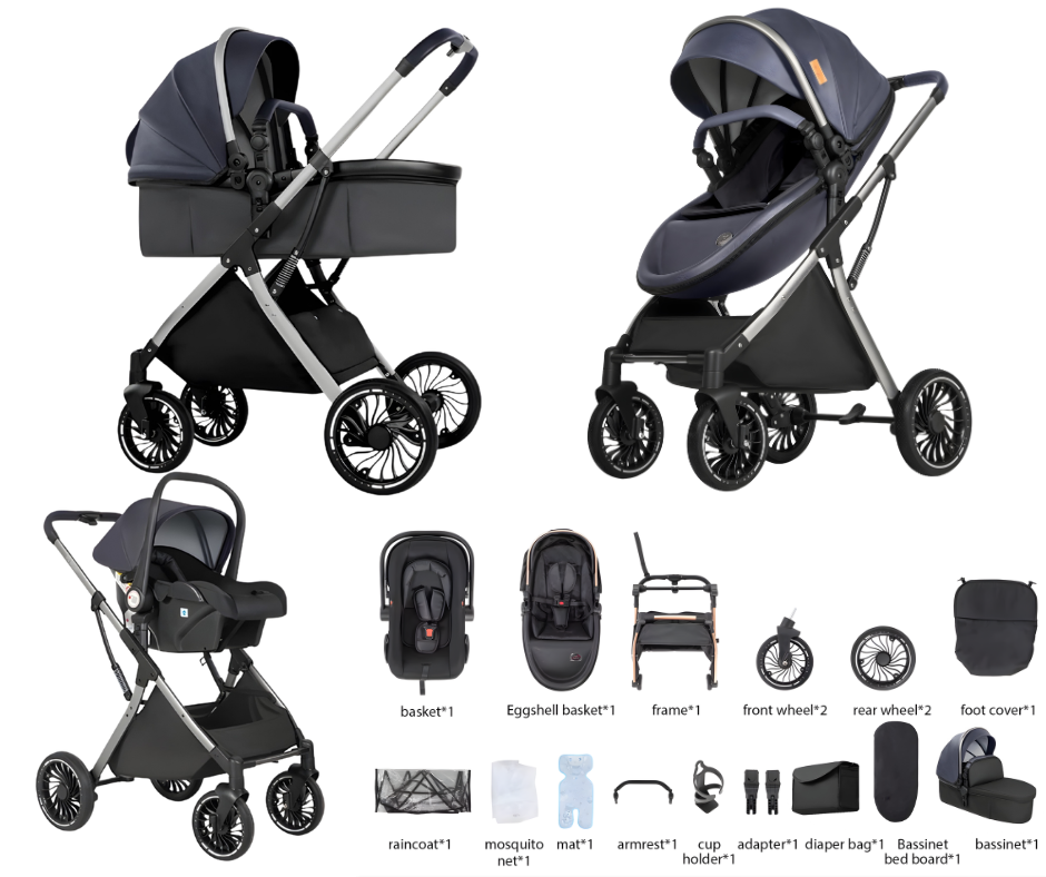 Royal 3-in-1 yhdistelmävaunut | Kuninkaallista mukavuutta