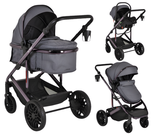 Moni All Road 3-in-1 Transforming Stroller Gery