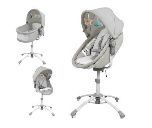 Vauvan kehto-keinutuoli-sänky