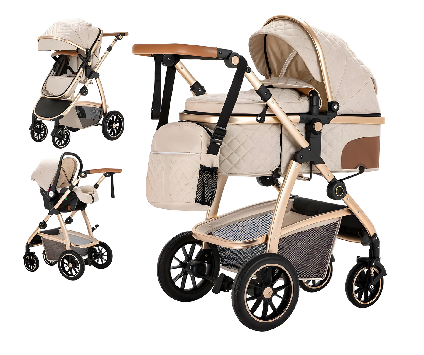 Lastenrattaat 3 in 1 Gcarebb