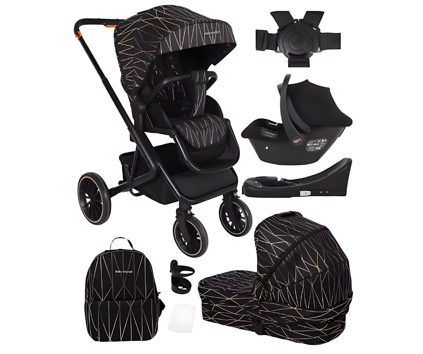 BabyVoyage Vauvanrattaat 4 yhdessä