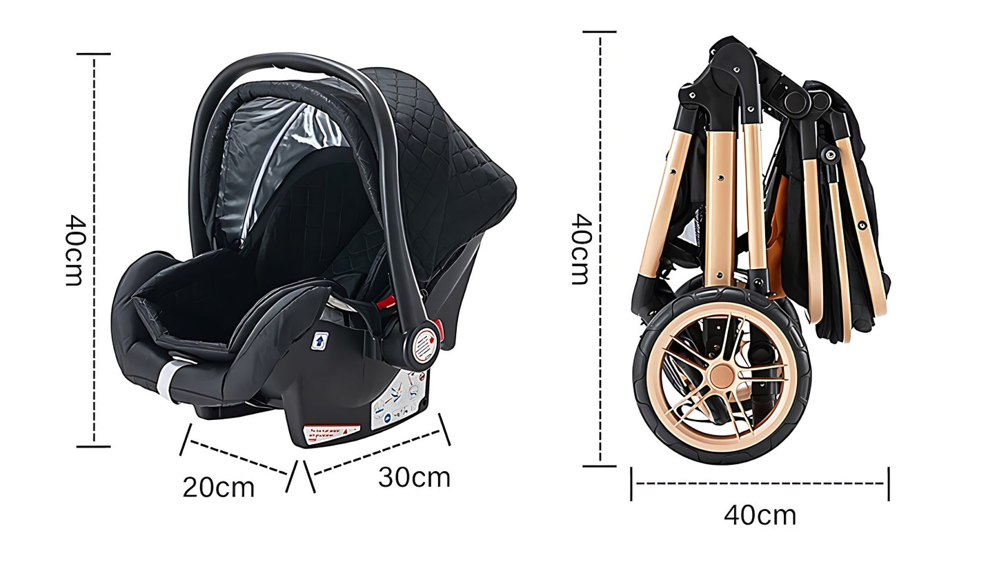 Lastenrattaat 3 in 1 Pinkki Elovia