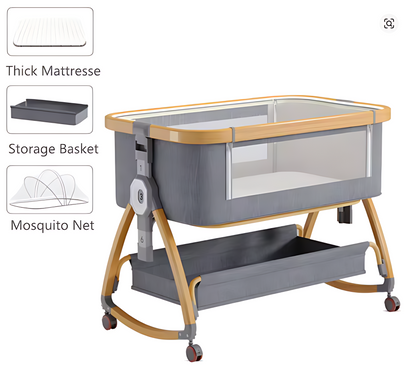 Lastenrattaat 3 in 1 Elovia + Sähköinen vauvankeinu 3 yhdessä + Vauvansänky 3-in-1