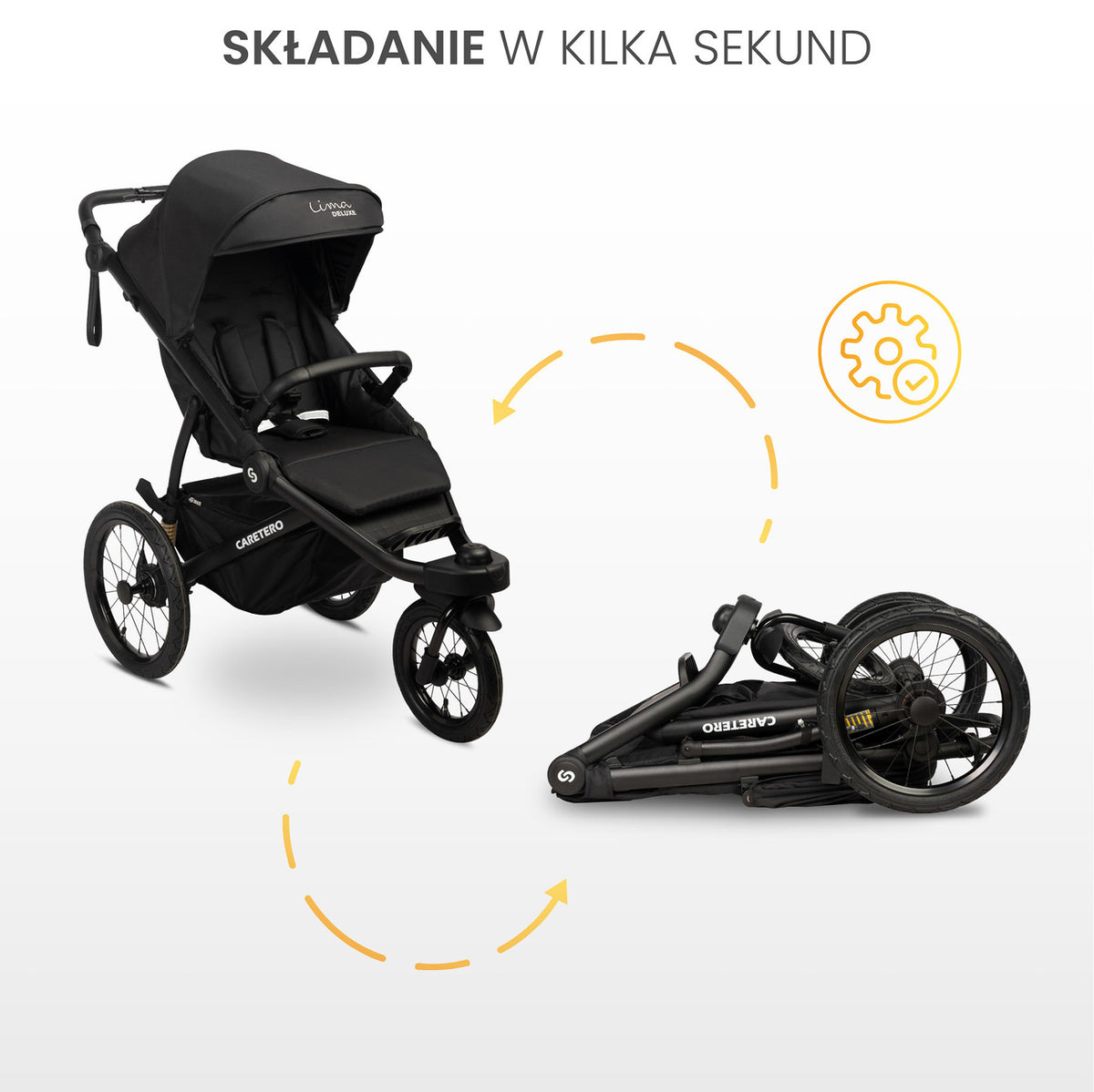Lima Deluxe: Arctic Cruiser – Kolmipyöräiset Lastenrattaat Talveen ja Maastoon