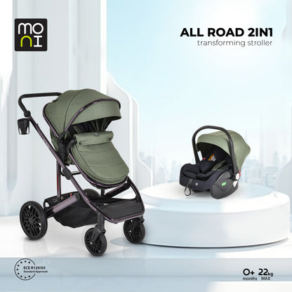 Moni All Road 3-in-1 yhdistelmävaunut | i-Size -sertifioitu