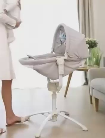 Vauvan kehto-keinutuoli-sänky